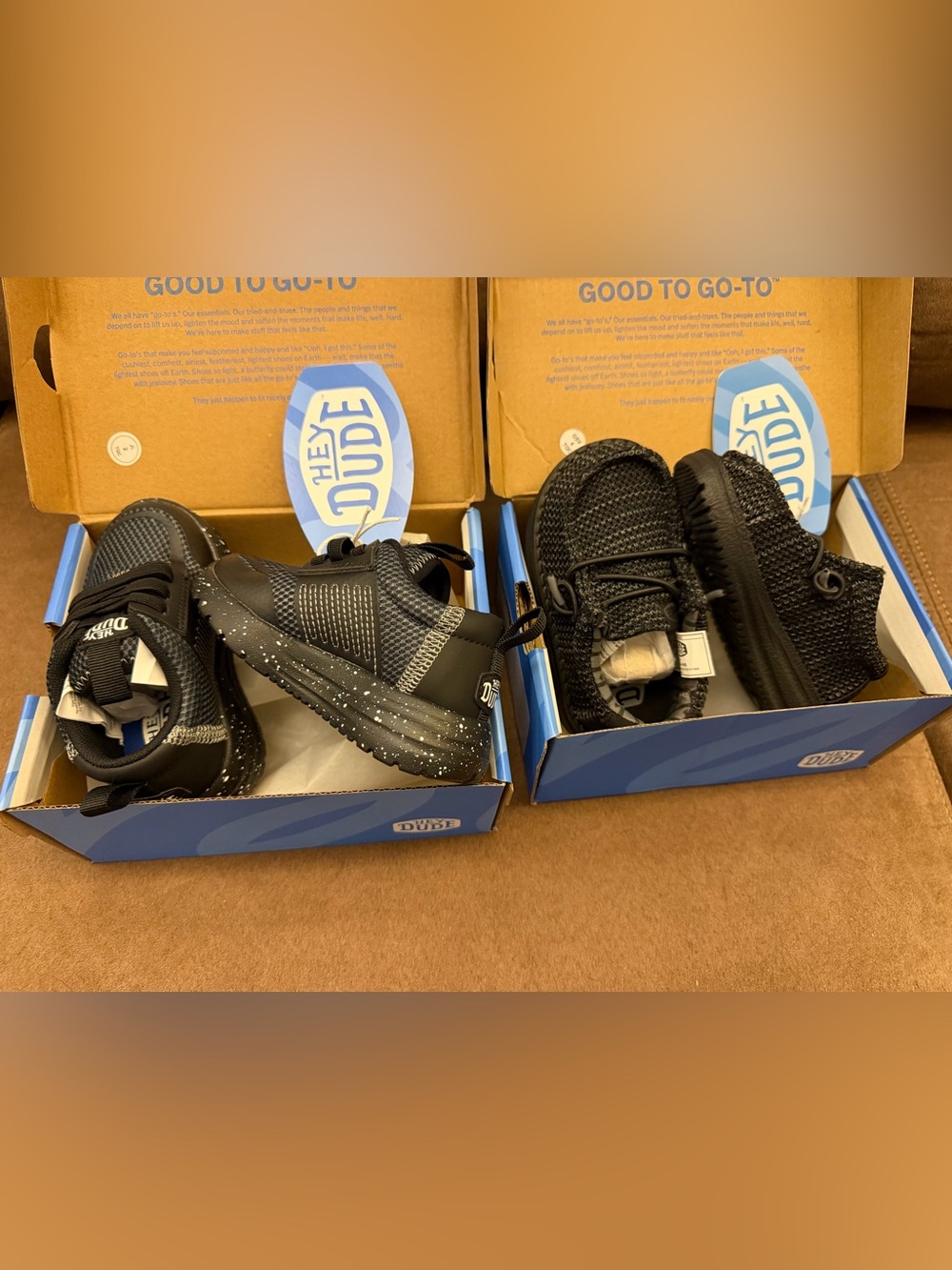 Brand New in Box Toddler Hey Dude’s size C5.